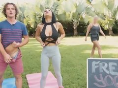 お尻, 美女, デカ尻, デカパイ, イマラチオ, エロティック, 裸, アウトドア