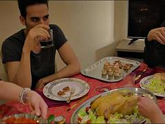 Tussi, Grosse titten, Blasen, Spermaladung, Gruppe, Latina, Reif, Swingers