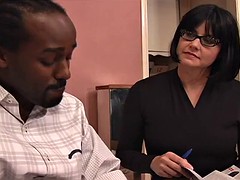 Tattooed Chubby MILF Cum on Glasses