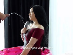 Enthousiasteling, Aziatisch, Sperma shot, Lul, Fetisj, Kut duiken, Tiener, Tieten likken