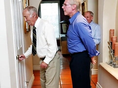 デカパイ, ブロンド, フェラチオ, 祖父, グループ, ハードコア, シャワー, ティーン