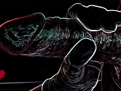 Super close-up handjob in white latex gloves with commentary. Fetish Edge Fx version. Alternative view