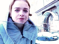 Blondine, Auto, Schwanz, Hd, Geld, Realität, Rau, Russisch