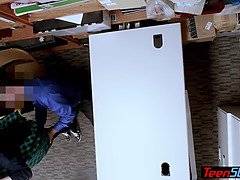 楽屋, フェラチオ, 捕まる, エモ, お仕置き, 現実, ティーン, オッパイの