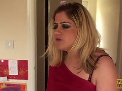 緊縛, デカチン, デカパイ, イギリス人, イマラチオ, 服従, Hd, ストッキング