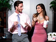 Gros cul, Grosse bite, Gros seins, Sucer une bite, Brunette brune, En levrette, Léchez, Chatte