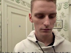 DEBT4k. Collector asks his wife to fuck her in the ass to write off a debt