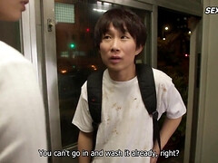 18 ans, Asiatique, Sucer une bite, Hard, Japonaise, Chatte, Adolescente, Nénés