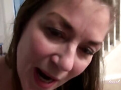 Leie, Tante, Blasen, Reif, Milf, Mutti, Pov, Muschi