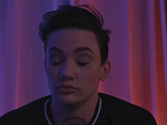 美女, デカパイ, レズビアン, なめる, タトゥー, ティーン, オッパイの