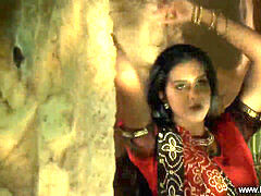 茶髪の, インド人, 淫乱熟女, 一人