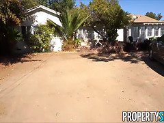 Desperate real estate agents fucks on camera to sell house