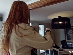 Gek, Sperma shot, Lul, Duits, Hardcore, Moeder die ik wil neuken, Moeder, Roodharige vrouw