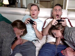 Group sex with hot moms Eveline Dellai and Silvia