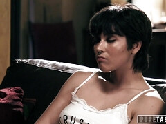 デカ尻, フェラチオ, 中出し, 手コキする, レズビアン, 自然山雀, ラフ, ティーン