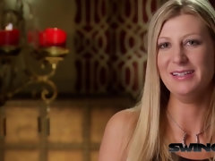 Bisexual, Rubia, Mamada, Morena, Pareja, Grupo, Sexo soft, Intercambio de parejas