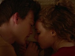 Chica, Rubia, Besar, Al aire libre, Público, Flaco, Sexo soft, Tetas