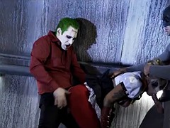Threesome with Batman and Joker