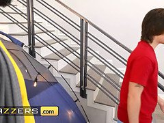 アナル, デカチン, デカパイ, Hd, 異人種間, ティーン, 三人, オッパイの