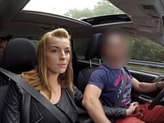 18, 素人, 車, チェコ, 手コキする, お金, ティーン, 妻