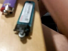 Smoking Rigid and getting Bj'ed Streetwalker Bi-Atch