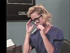 Grosser schwanz, Grosse titten, Blasen, Paar, Hardcore, Milf, Sekretärin, Rasiert