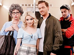 デカチン, フェラチオ, バック, ハードコア, 公共, ショートヘア, ガリガリ, ティーン