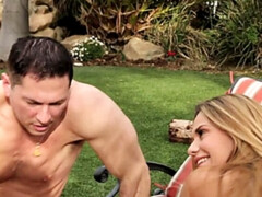 18, デカパイ, ブロンド, ハードコア, アウトドア, ティーン