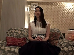 Beautiful woman who sighs in a scolding caress