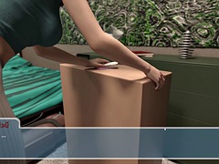 3d, ビーチ, デカチン, マッサージ, 淫乱熟女, シャワー, フェラする, オッパイの