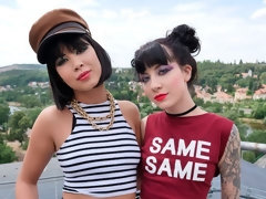 Kont, Handbeurt, Hardcore, Ondergoed, Orgie, Feest, Geschoren, Tieten likken