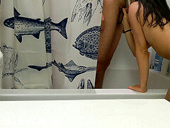 Amateur, Asiatique, Salle de bains, Fait maison, Adolescente