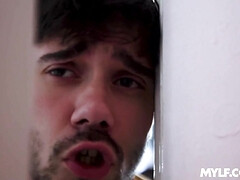 Gros seins, Sucer une bite, Tir de sperme, Faciale, Mère que j'aimerais baiser, Maman, Nénés, Épouse