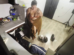 デカ尻, デカパイ, イく瞬間, Hd, 自家製, キッチン, 自然山雀, スペイン人