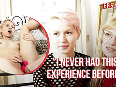 Blondine, Kitzler, Süss, Fingern, Deutsch, Brille, Lesbisch, Vibrator