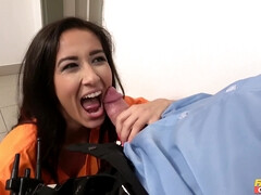 Gros seins, Sucer une bite, Hongroise, Léchez, Chatte, Plan cul à trois, Uniforme, Mouillée