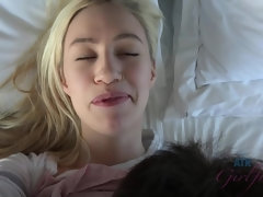 Amateur, Anal, Blonde, Éjaculation interne, Petite amie, Pov, Chatte, Dormant