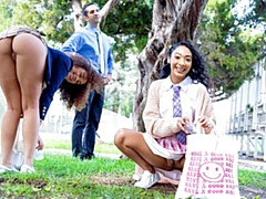 18, デカ尻, フェラチオ, バック, キッチン, 自然山雀, ティーン, オッパイの