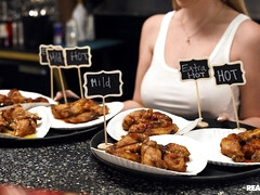 お尻, デカパイ, ブロンド, 茶髪の, レズビアン, オマンコ, スパンキング, オッパイの