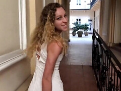 Tussi, Grosser schwanz, Blondine, Blasen, Nahaufnahme, Besamung, Pornostars, Pov