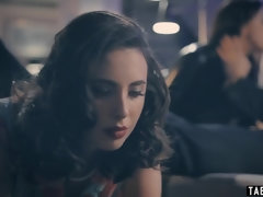 Минет, Брюнетки, Секс без цензуры, Латекс, Порнозвезда, Табу, Молоденькие, Втроем