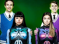 18, デカ尻, デカチン, デカパイ, フェラチオ, バック, ガリガリ, ティーン