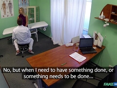 Kont, Blond, Sperma, Sperma shot, Likken, Kantoor, Realiteit, Uniformpje