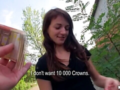 18 jahre, Grosser arsch, Grosser schwanz, Blasen, Hundestellung, Geld, Natürlichen titten, Titten