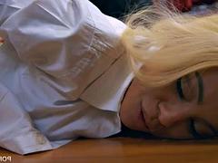 アナル, 美女, フェラチオ, 手コキする, ハードコア, 熟年, 淫乱熟女, オッパイの