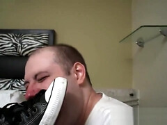 Worship goddess milena sweaty feet of sneakers 1