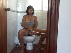 Sucer une bite, Femelle, Fétiche, Maman, Pisser, Chatte, Nénés, Toilettes