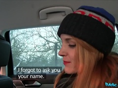 Leie, Blasen, Auto, Im freien, Pov, Öffentlich, Muschi