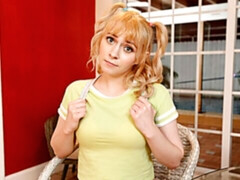 Grote kont, Blond, Pijpbeurt, Hondjeshouding, Handbeurt, Ondergoed, Strippen, Tiener