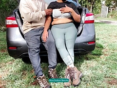 Gros cul, Tromperie, Couple, Hd, Indienne, Embrassement, Seins naturels, De plein air